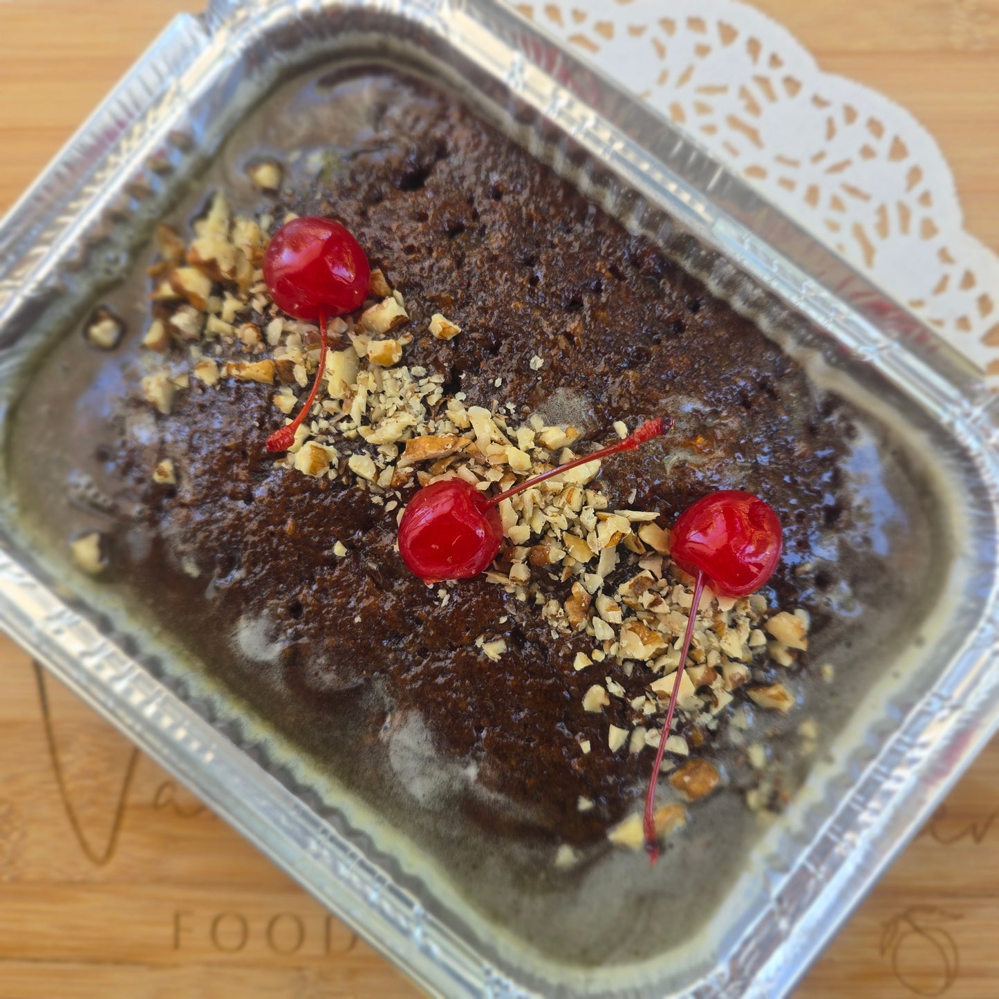 Cape Brandy Pudding with Dates, Pecans & Cherries - Week 3