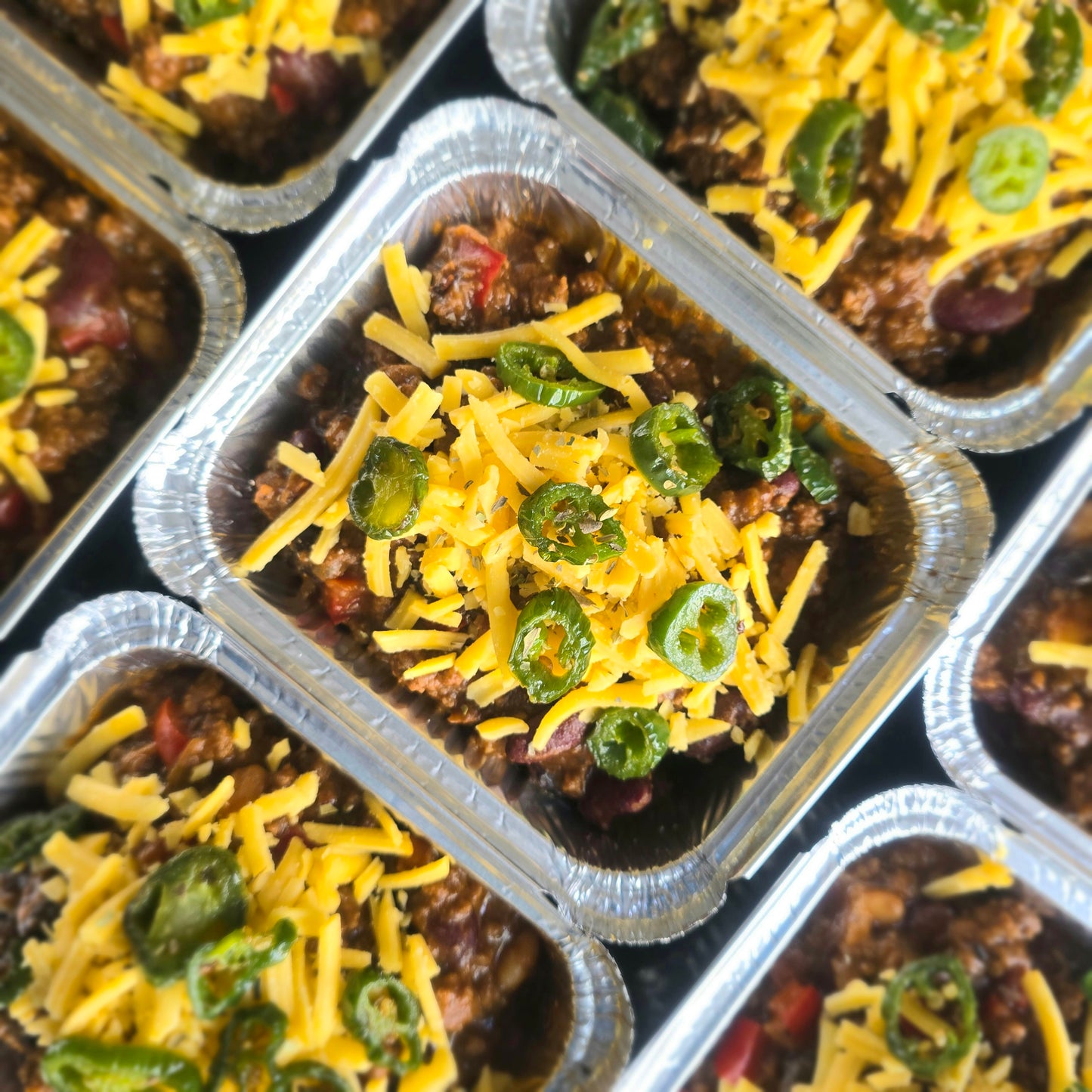Lean Beef Chili Con Carne with Black & Brown Rice & Broccoli - Week 2