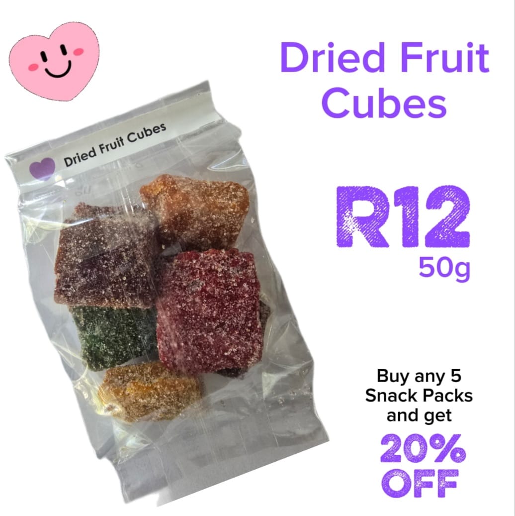Dried Fruit Cubes - Week 2