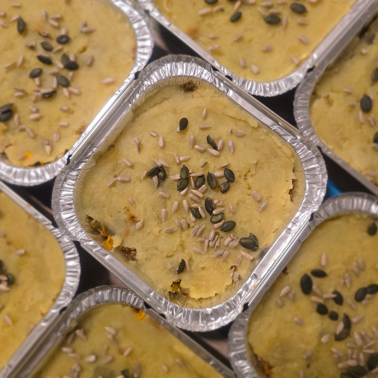 Beef Cottage Pie with Sweet Potato Mash & Pumpkin Seeds - Week 4