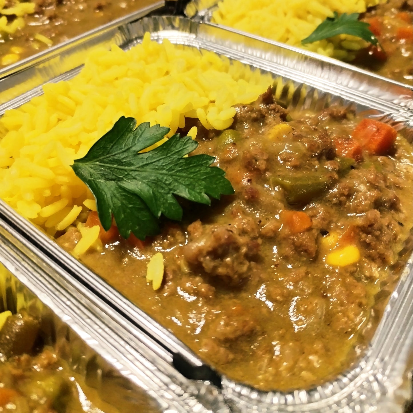 Kerk Basaar Kerrie Mince & Yellow Rice