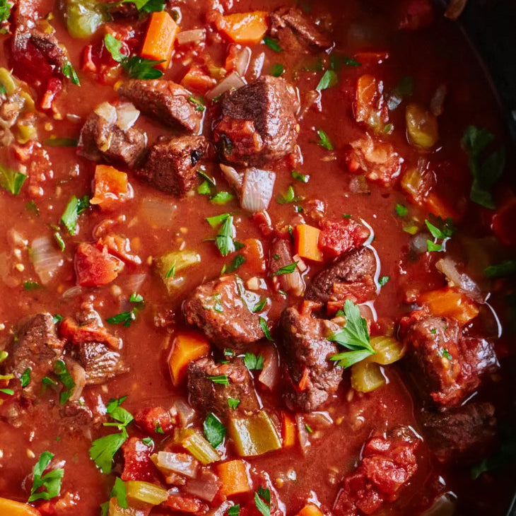 Lamb Stew with Butternut & Creamed Spinach