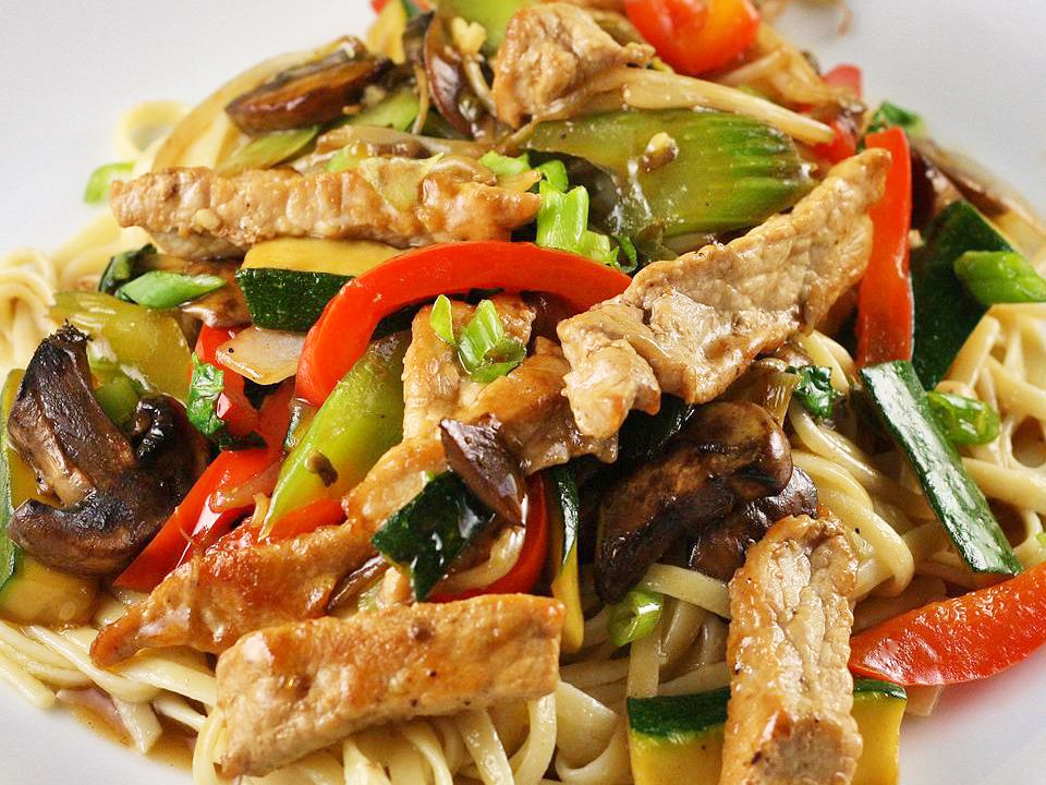 Sweet & Sour Pork & Veggie Stir-Fry