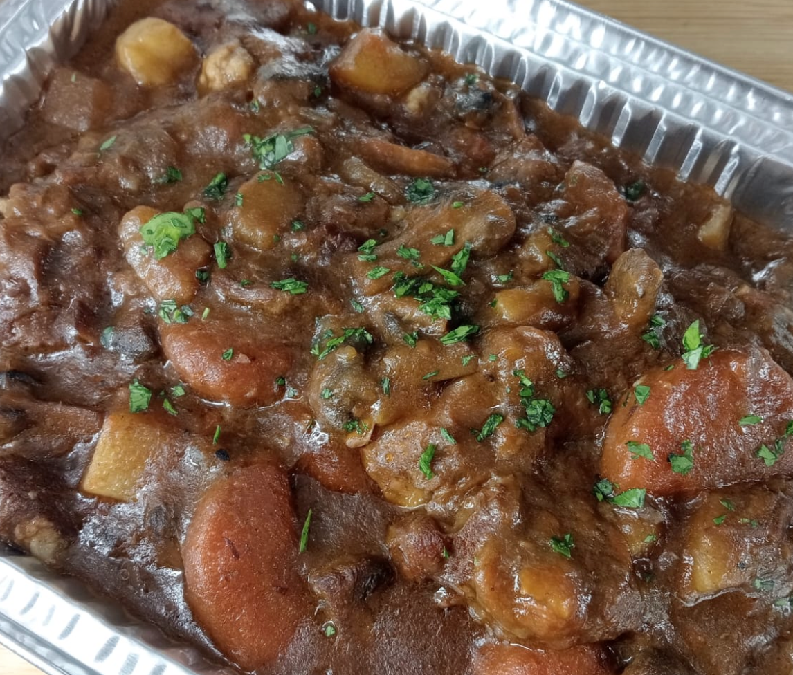 Beef Tomato Bredie with Dumplings