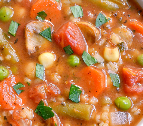 Chicken, Vegetable & Barley Soup