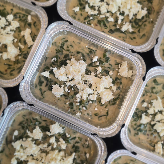 Creamed Spinach with Feta - Week 4