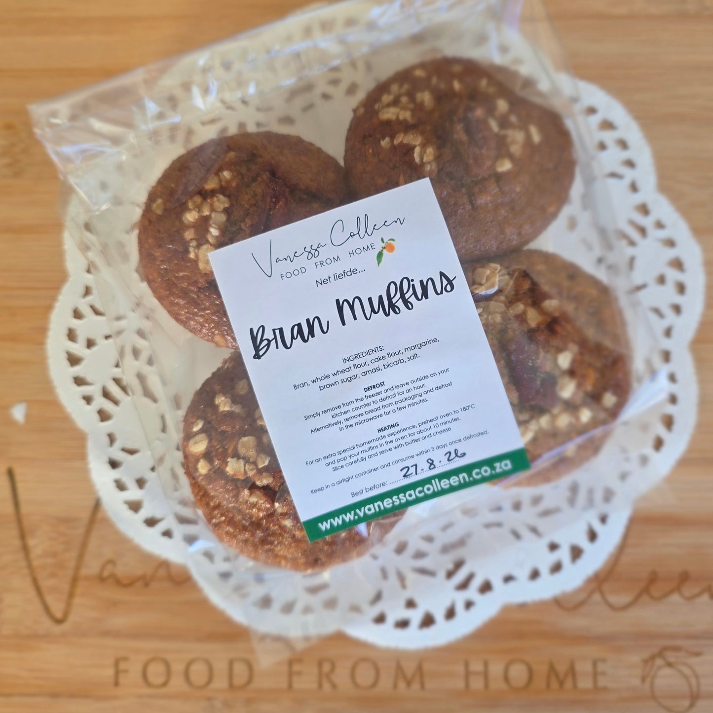 Bran Muffins - 4 Pack - Week 4
