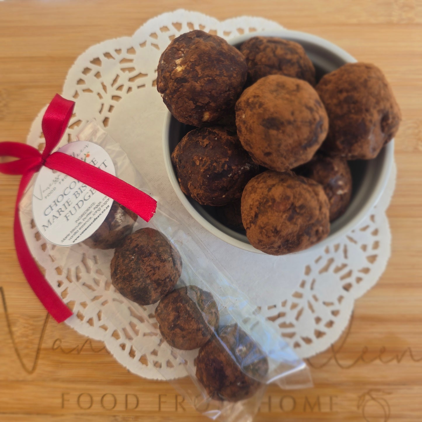 Holiday Chocolate Marie Biscuit Fudge Truffles - Week 3