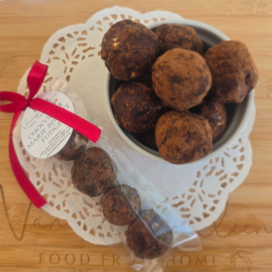 Holiday Chocolate Marie Biscuit Fudge Truffles - Week 3