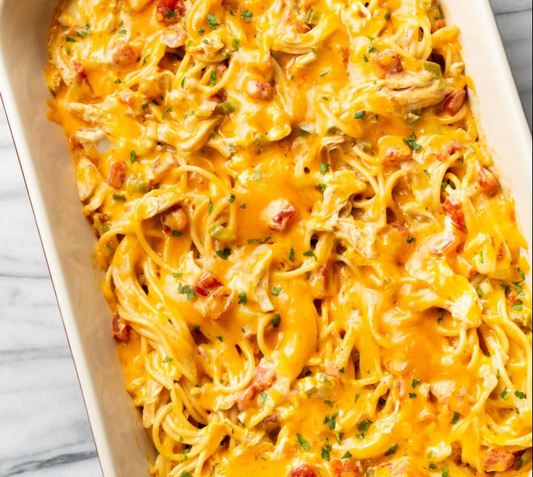 Creamy Smoked Chicken Spaghetti