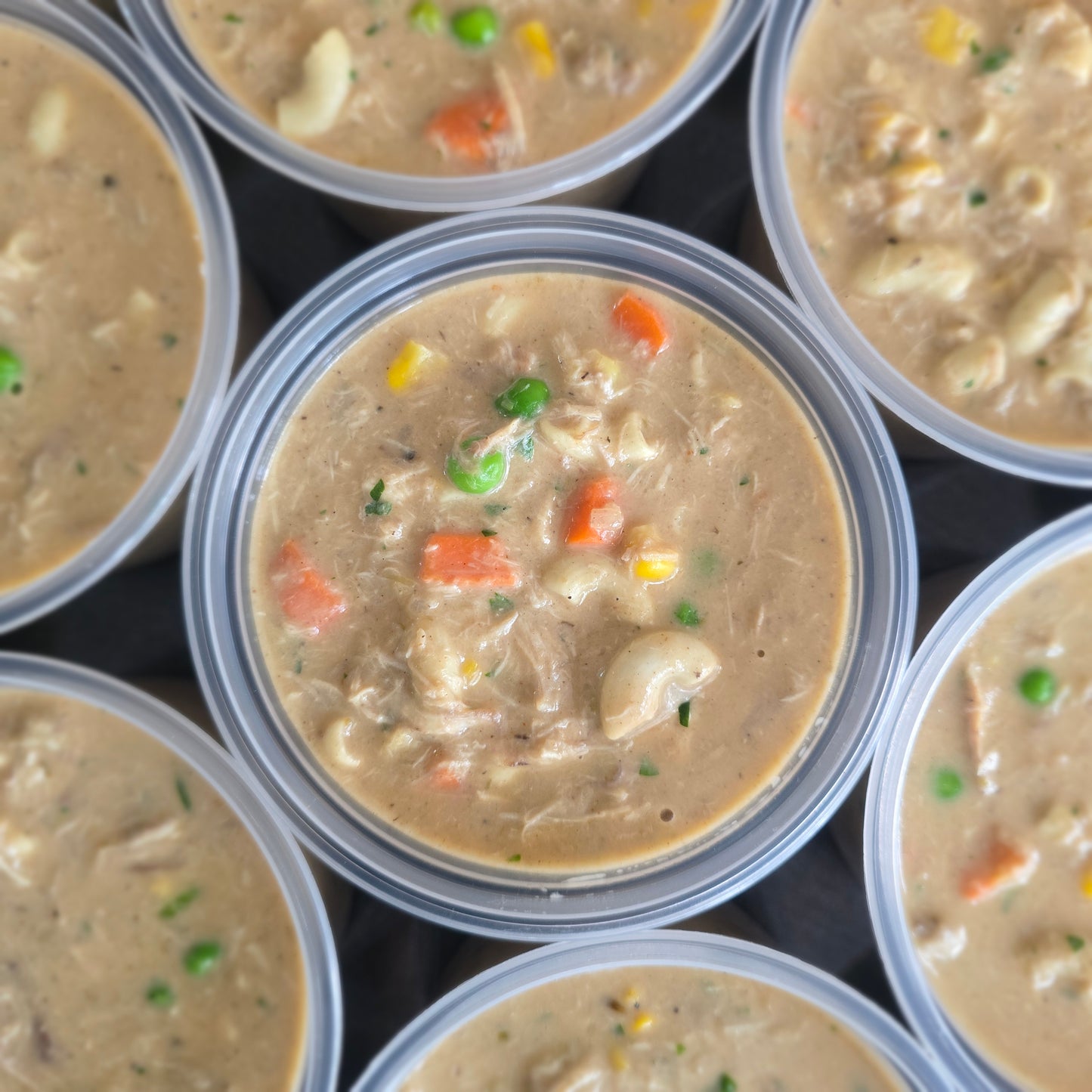 Creamy Chicken, Veggie & Pasta Soup - Week 2