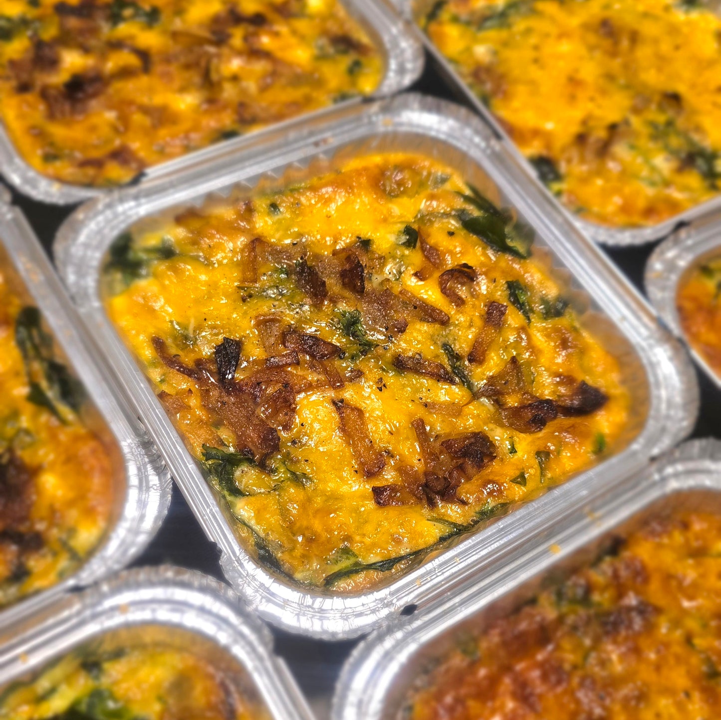 Smoked Snoek, Bell Peppers and Caramelized Onion Quiche