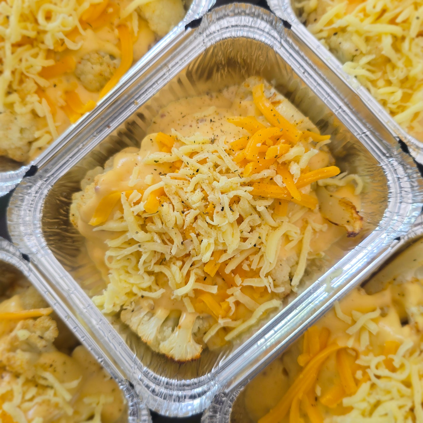 Grilled Cauliflower in Cheese Sauce - Week 3