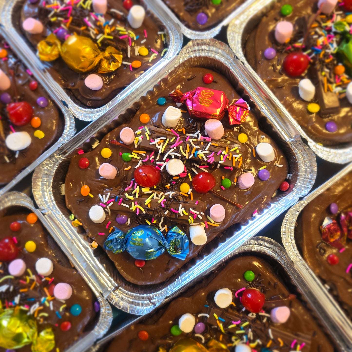 Holiday Chocolate Brownie Cake with Walnuts  - Week 3