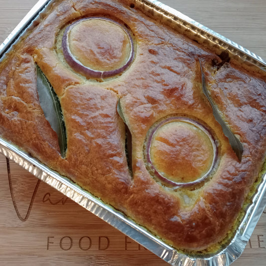 Chicken & Mushroom Pot Pie with Pastry Top