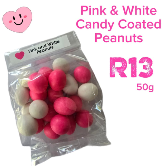 Pink & White Candied Peanuts - Week 4