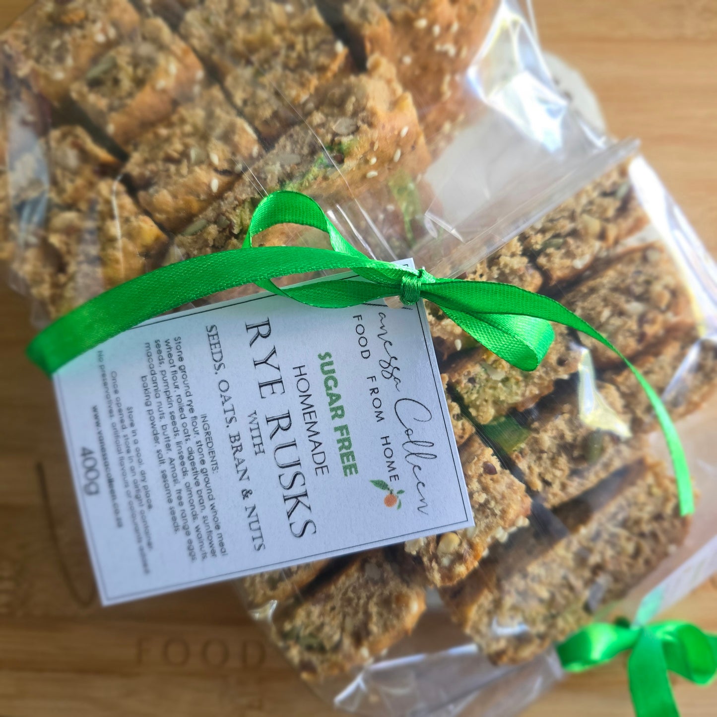 Rye, Seed, Nuts, Oats & Bran Rusks SUGAR FREE - Week 4