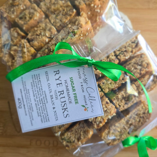 Rye, Seed, Nuts, Oats & Bran Rusks SUGAR FREE - Week 4