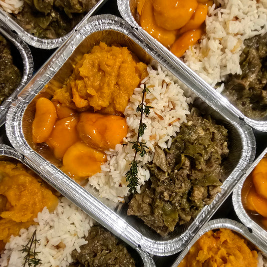 Traditional Lamb Waterblommetjie Bredie with Yellow Rice