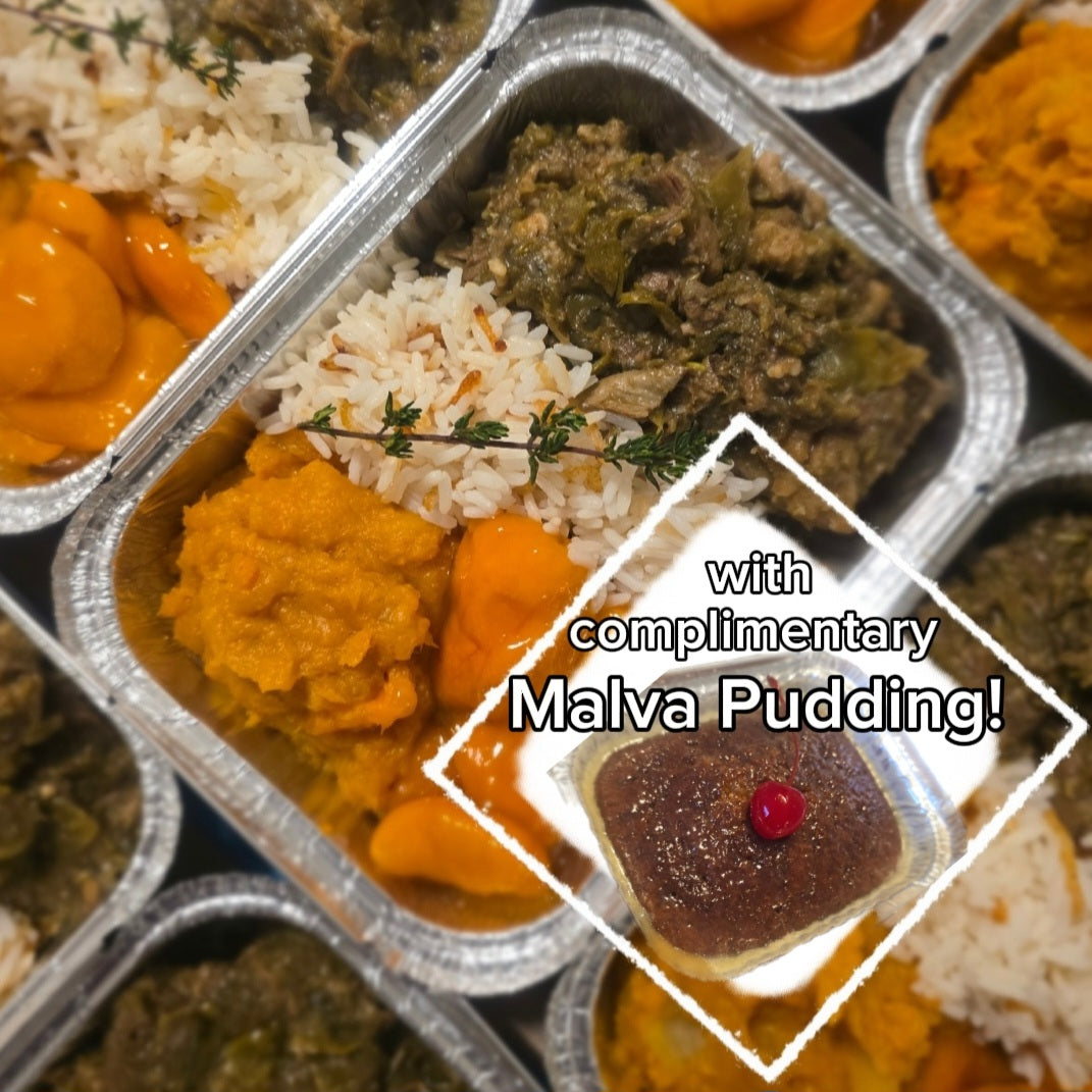 Waterbom Bredie Bakkie with Malva Pudding - Week 1