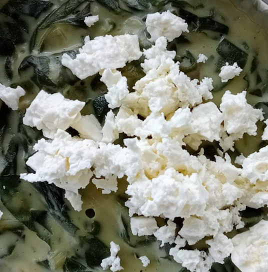 WEEK 3 Creamed Spinach with Feta